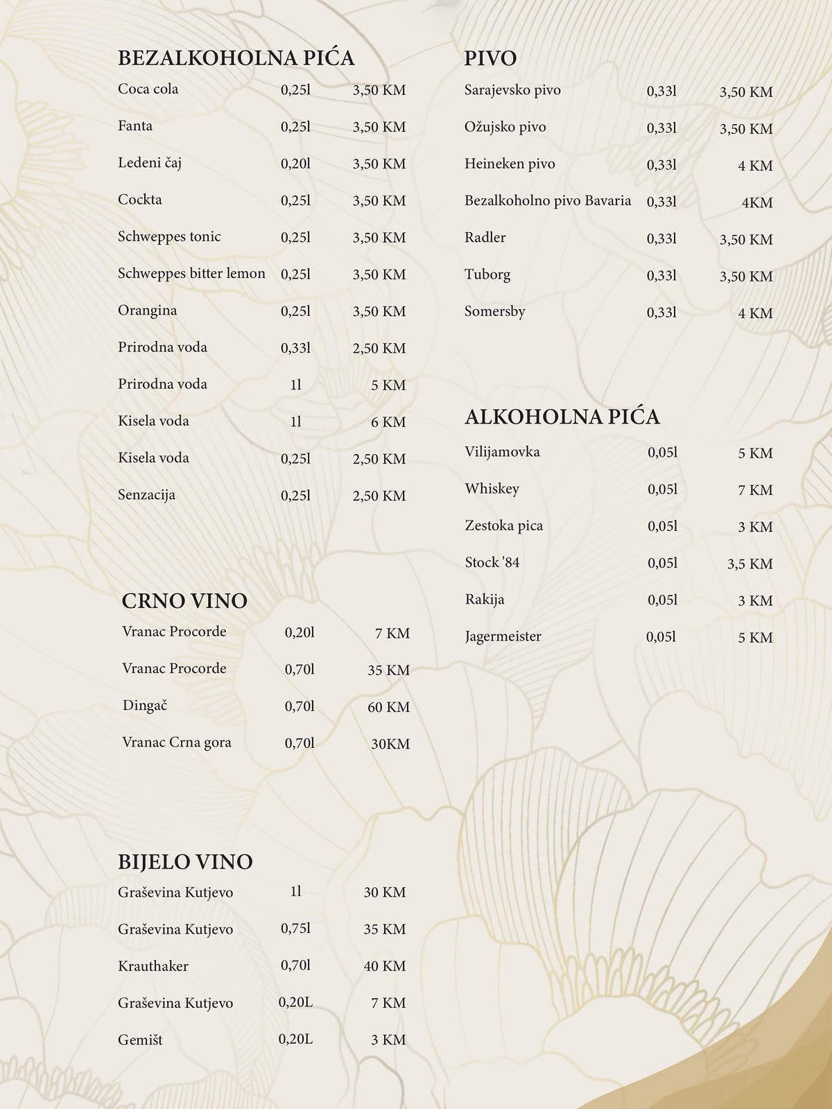 Restoran Orijent Meni - Specijaliteti kuće i jela po narudžbi
