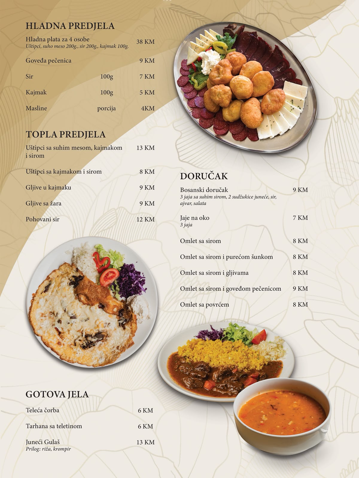 Restoran Orijent Meni - Roštiljske plate i prilozi